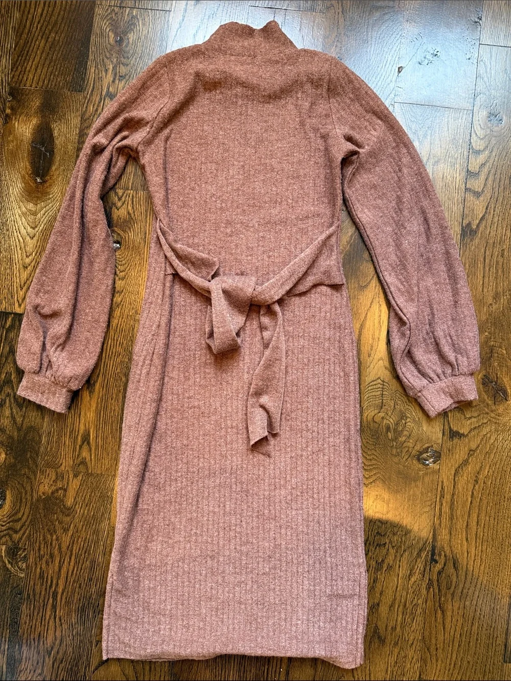 Ivy City Co. Mini 11/12 brown fall sweater dress